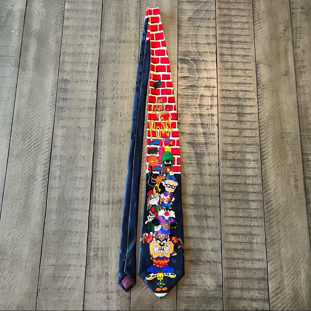Vintage Warner brothers looney tunes silk ties